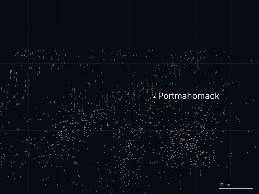 Karte der Blitze bei Portmahomack am Donnerstag, 25. Juni 2026