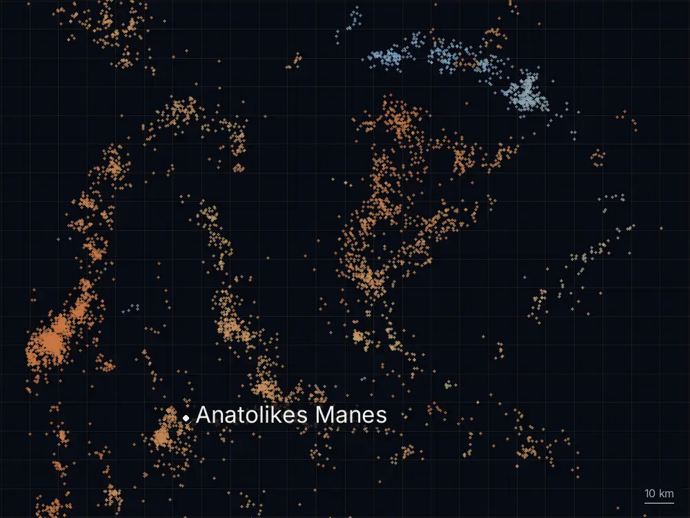 Karte der Blitze bei Anatolikes Manes am Samstag, 26. September 2026
